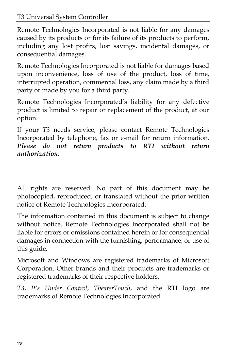 Remote Technologies IR-PRO T3 User Manual | Page 5 / 34