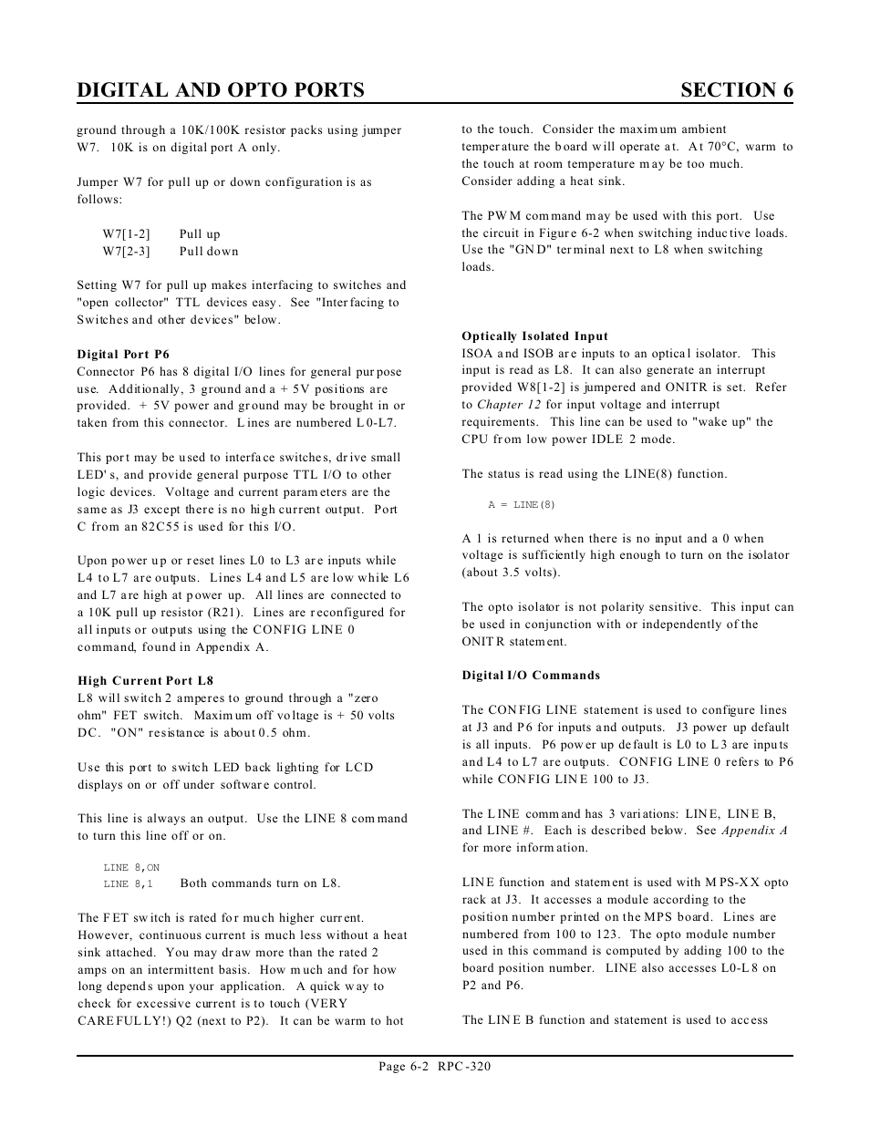 Remote Technologies RPC-320 User Manual | Page 24 / 51