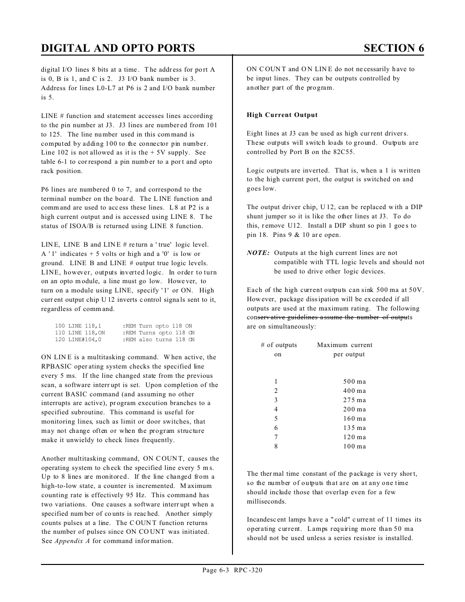 Remote Technologies RPC-320 User Manual | Page 25 / 51