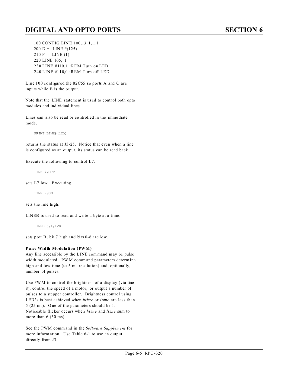 Remote Technologies RPC-320 User Manual | Page 27 / 51