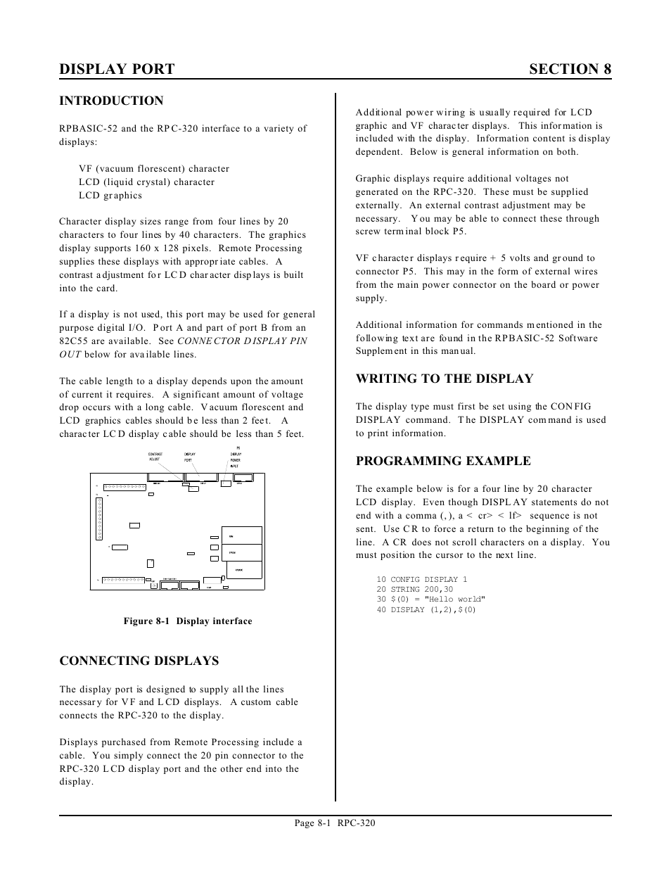 Remote Technologies RPC-320 User Manual | Page 32 / 51
