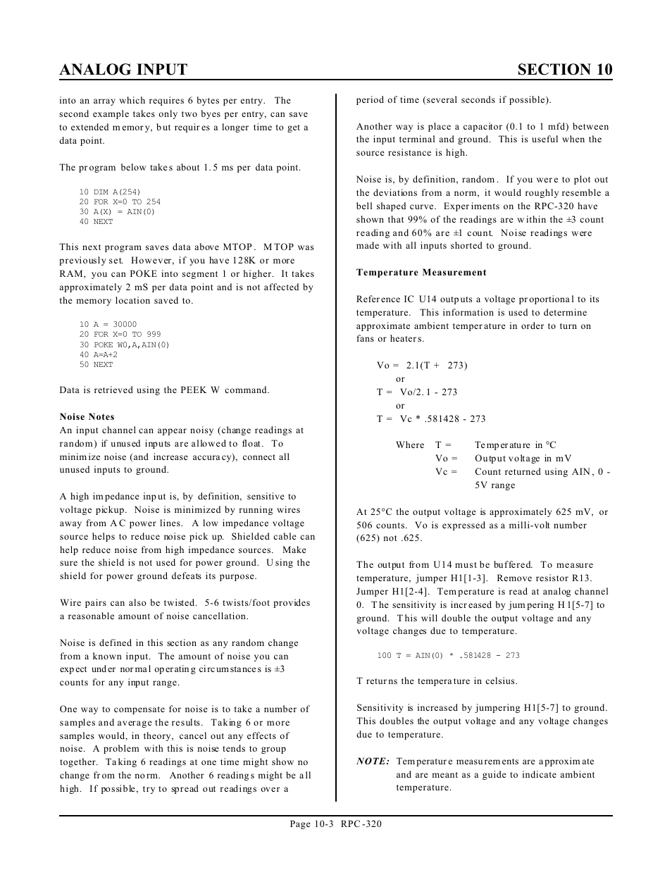 Remote Technologies RPC-320 User Manual | Page 38 / 51
