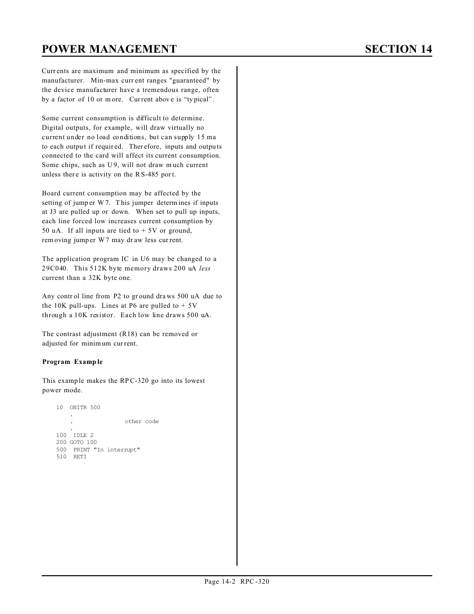 Remote Technologies RPC-320 User Manual | Page 49 / 51