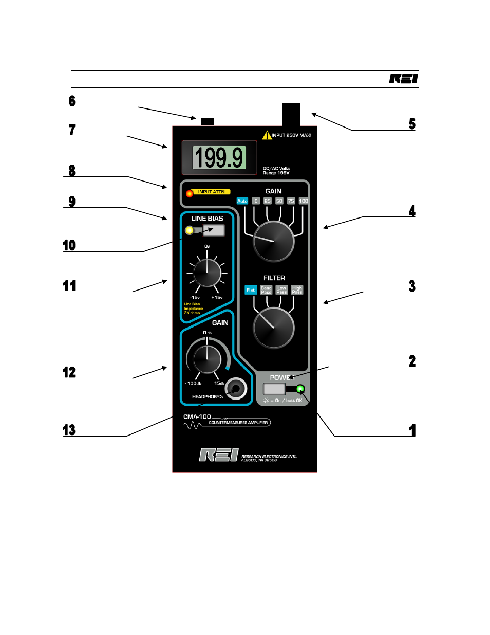 REI CMA-100 User Manual | Page 5 / 12