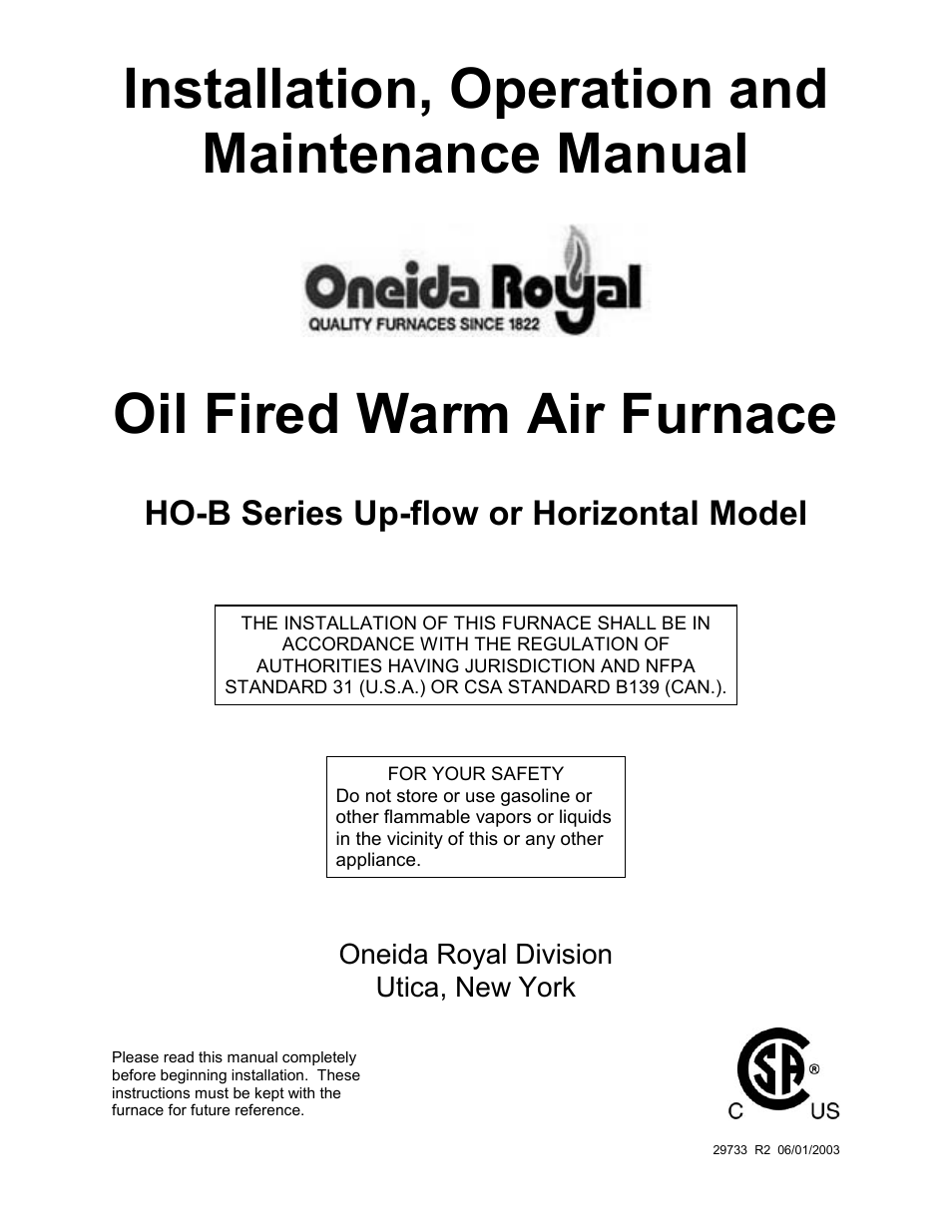 Royal Appliance Air Furnace User Manual | 40 pages