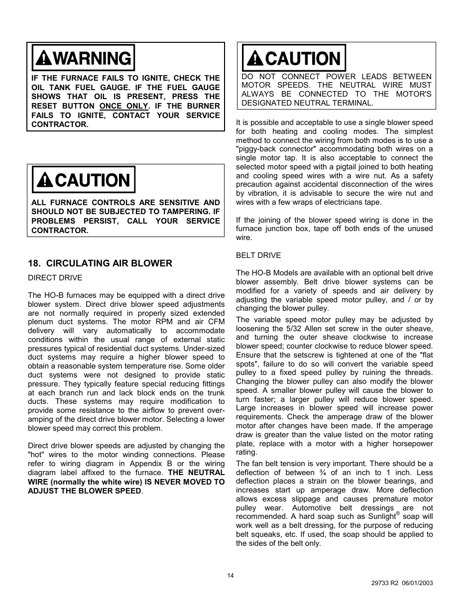 Royal Appliance Air Furnace User Manual | Page 14 / 40