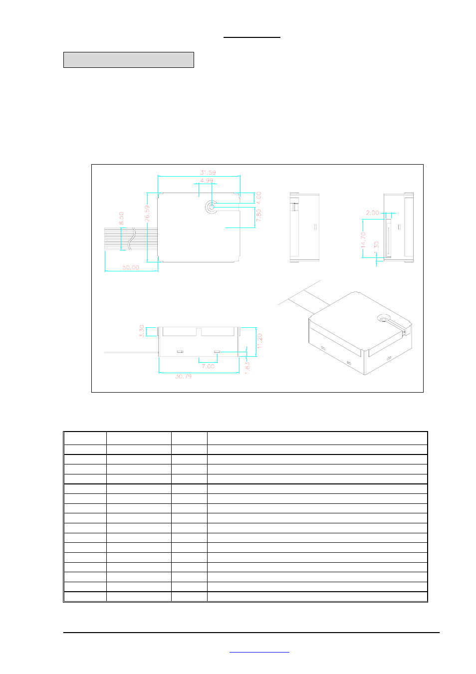 2 pin definition, Usped, Sty1 | Rikaline, Hardware interface, 1 physical characters | Rikaline GPS-22 User Manual | Page 6 / 19