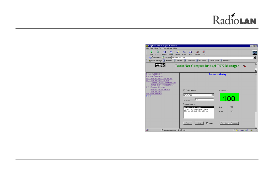 Aiming the directional antennas | RadioLAN Campus BridgeLINK User Manual | Page 43 / 146