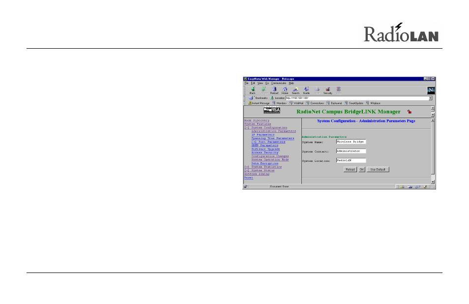 RadioLAN Campus BridgeLINK User Manual | Page 47 / 146