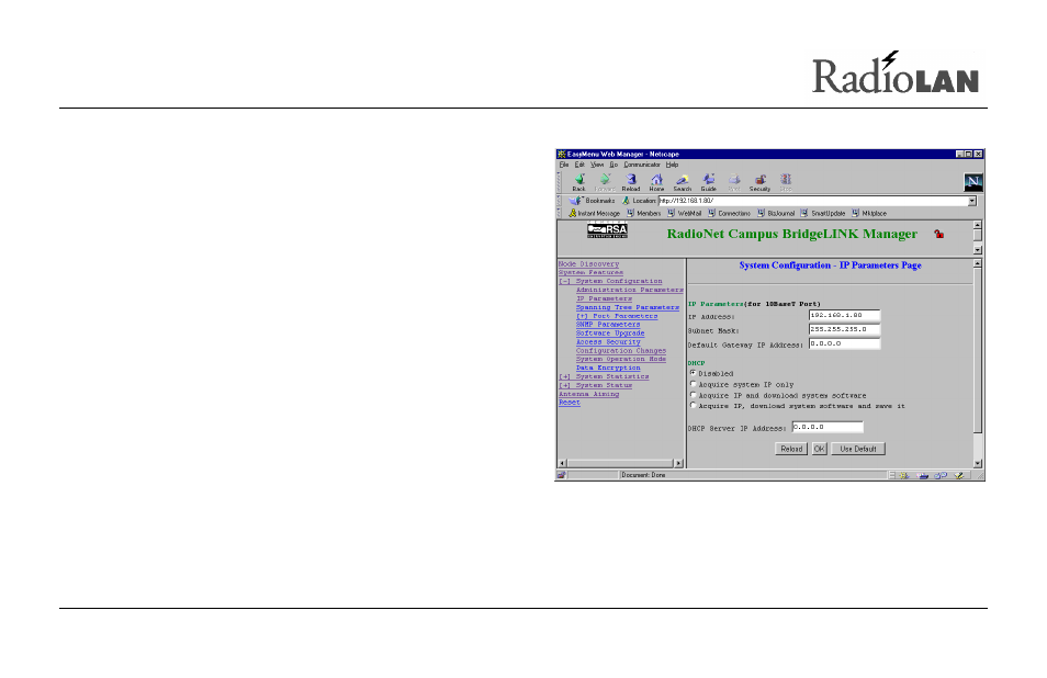 RadioLAN Campus BridgeLINK User Manual | Page 49 / 146