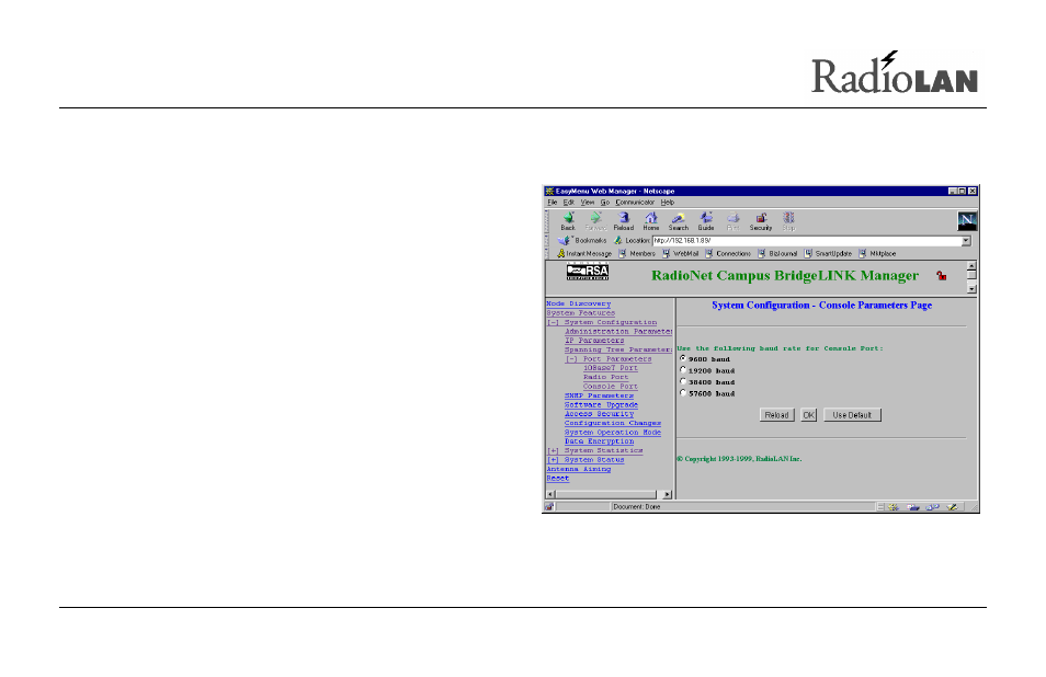 RadioLAN Campus BridgeLINK User Manual | Page 66 / 146