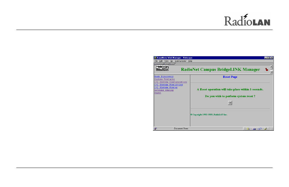 Resetting the cpu | RadioLAN Campus BridgeLINK User Manual | Page 89 / 146