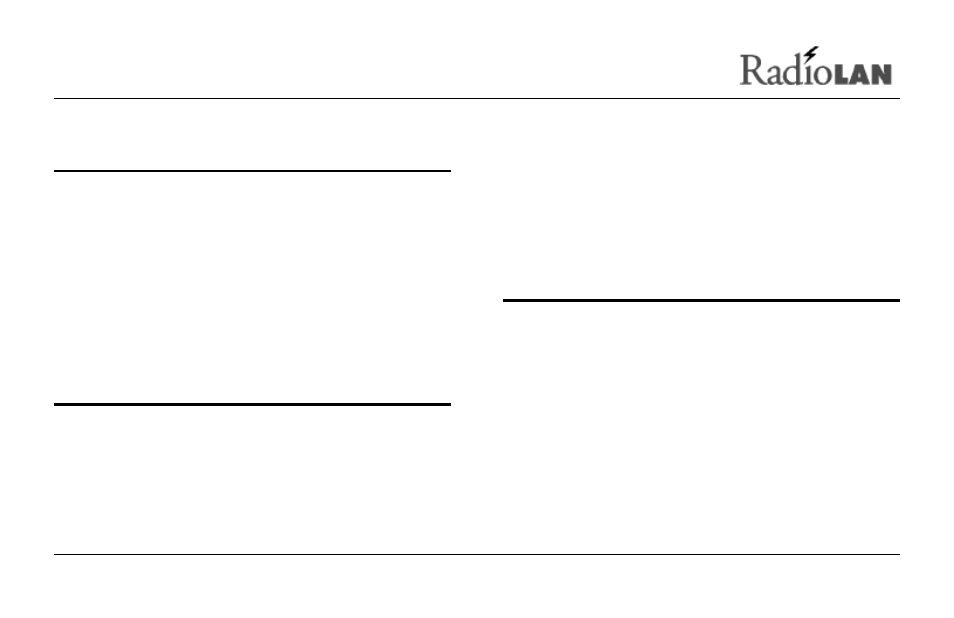 Index | RadioLAN DockLINK User Manual | Page 107 / 118