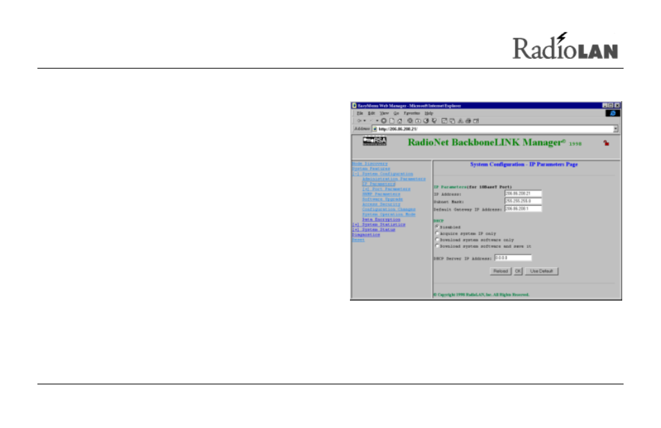 RadioLAN DockLINK User Manual | Page 34 / 118