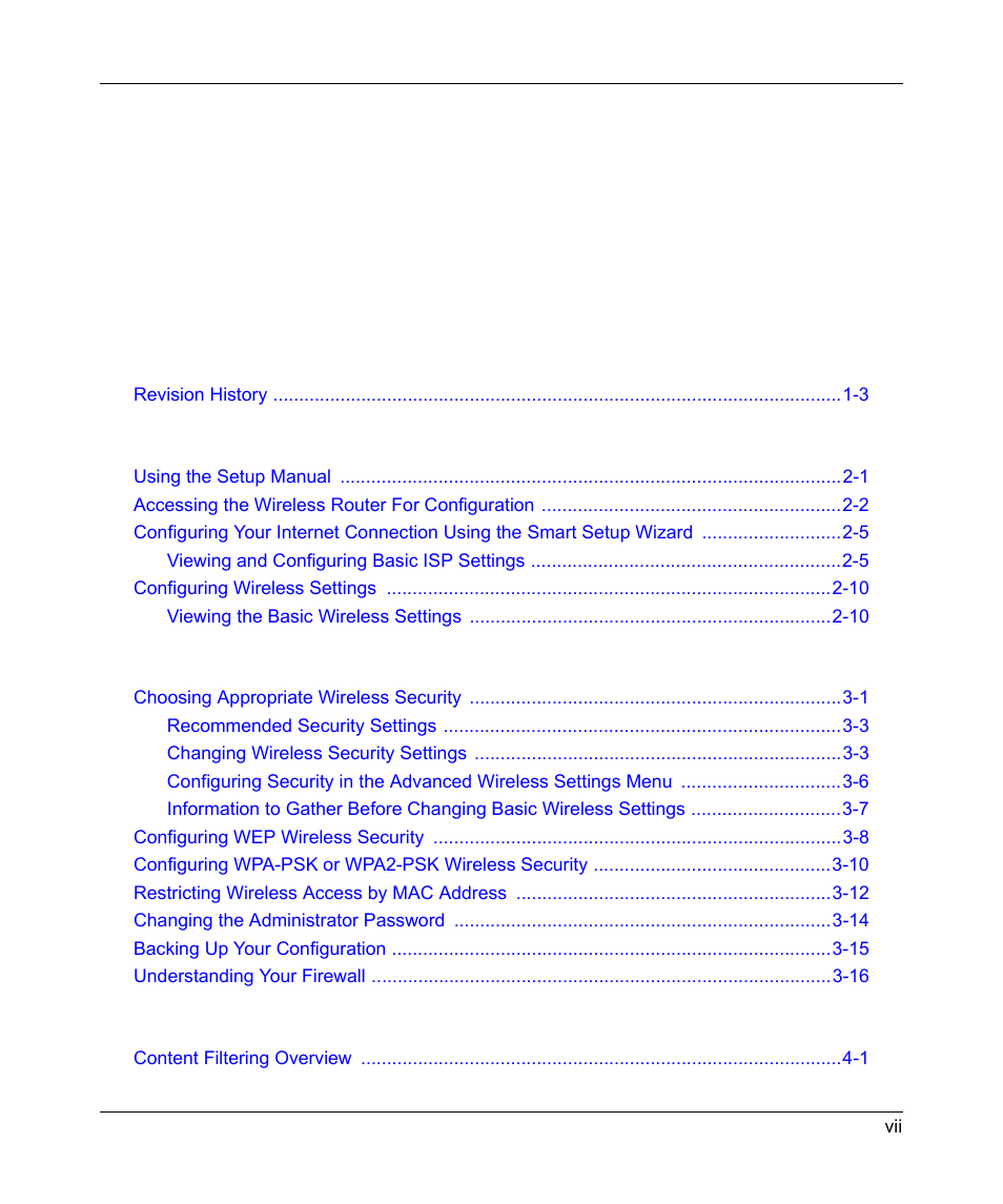 RadioLAN WNR834B User Manual | Page 7 / 118