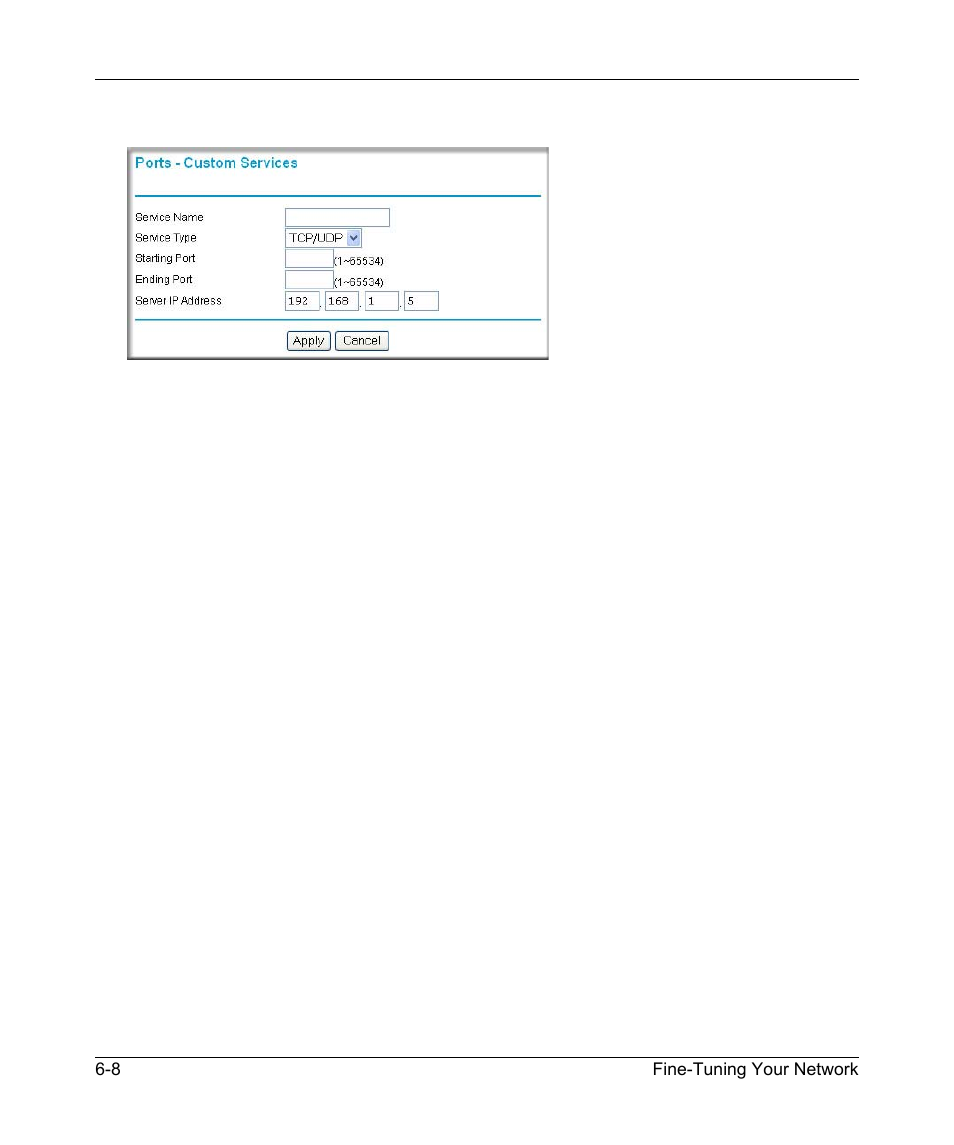 Editing or deleting a port forwarding entry | RadioLAN WNR834B User Manual | Page 72 / 118