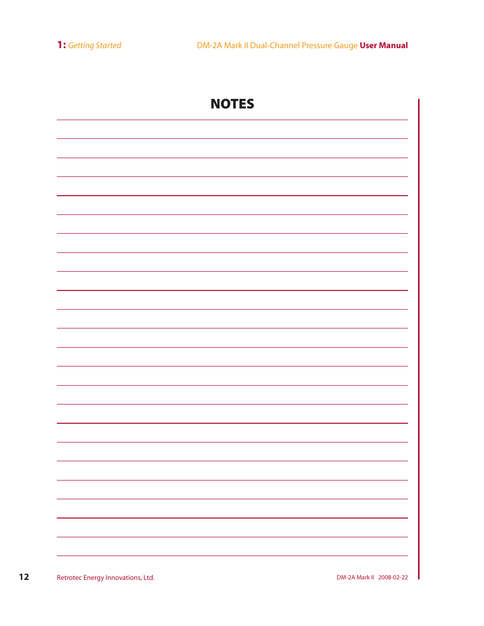 Retrotech DM-2A User Manual | Page 20 / 60