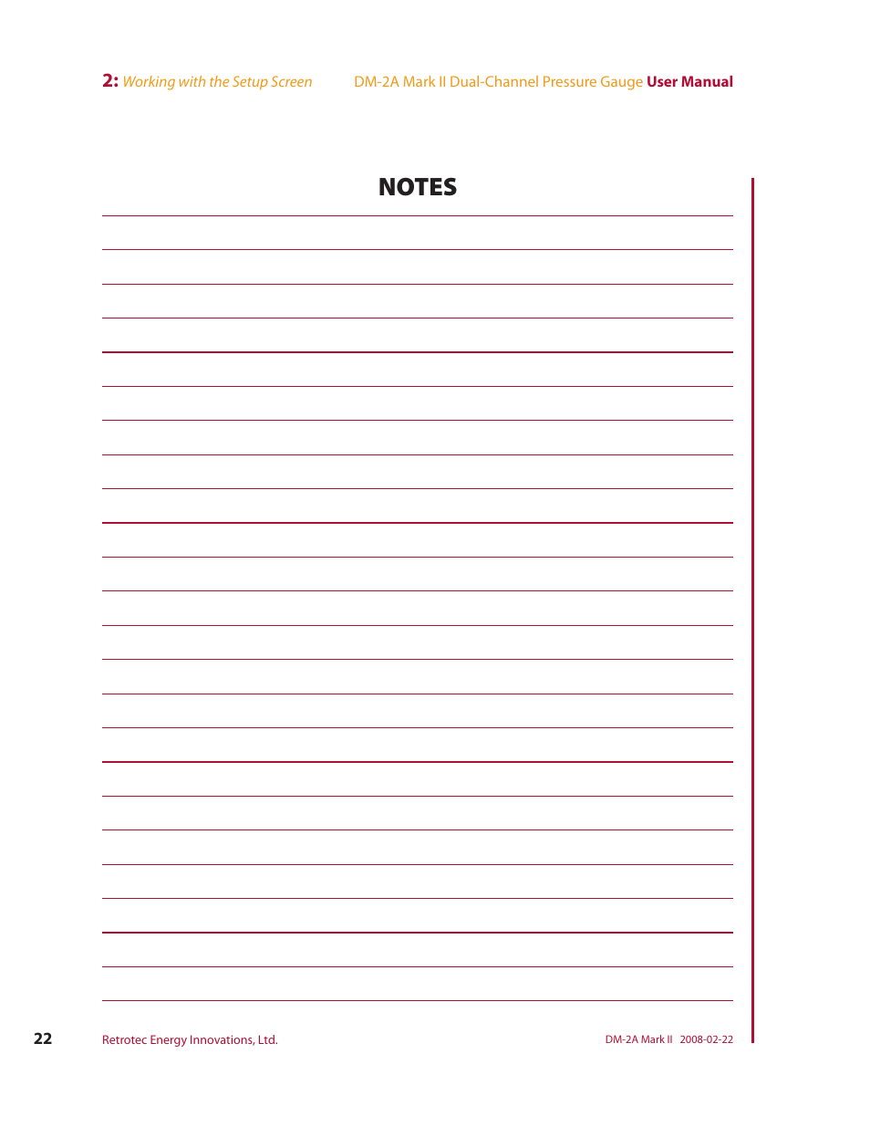 Retrotech DM-2A User Manual | Page 30 / 60