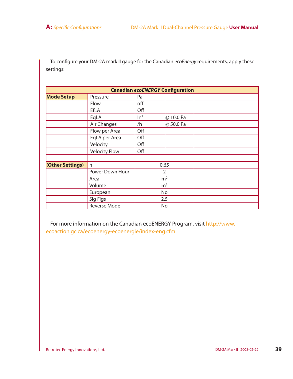 Retrotech DM-2A User Manual | Page 47 / 60
