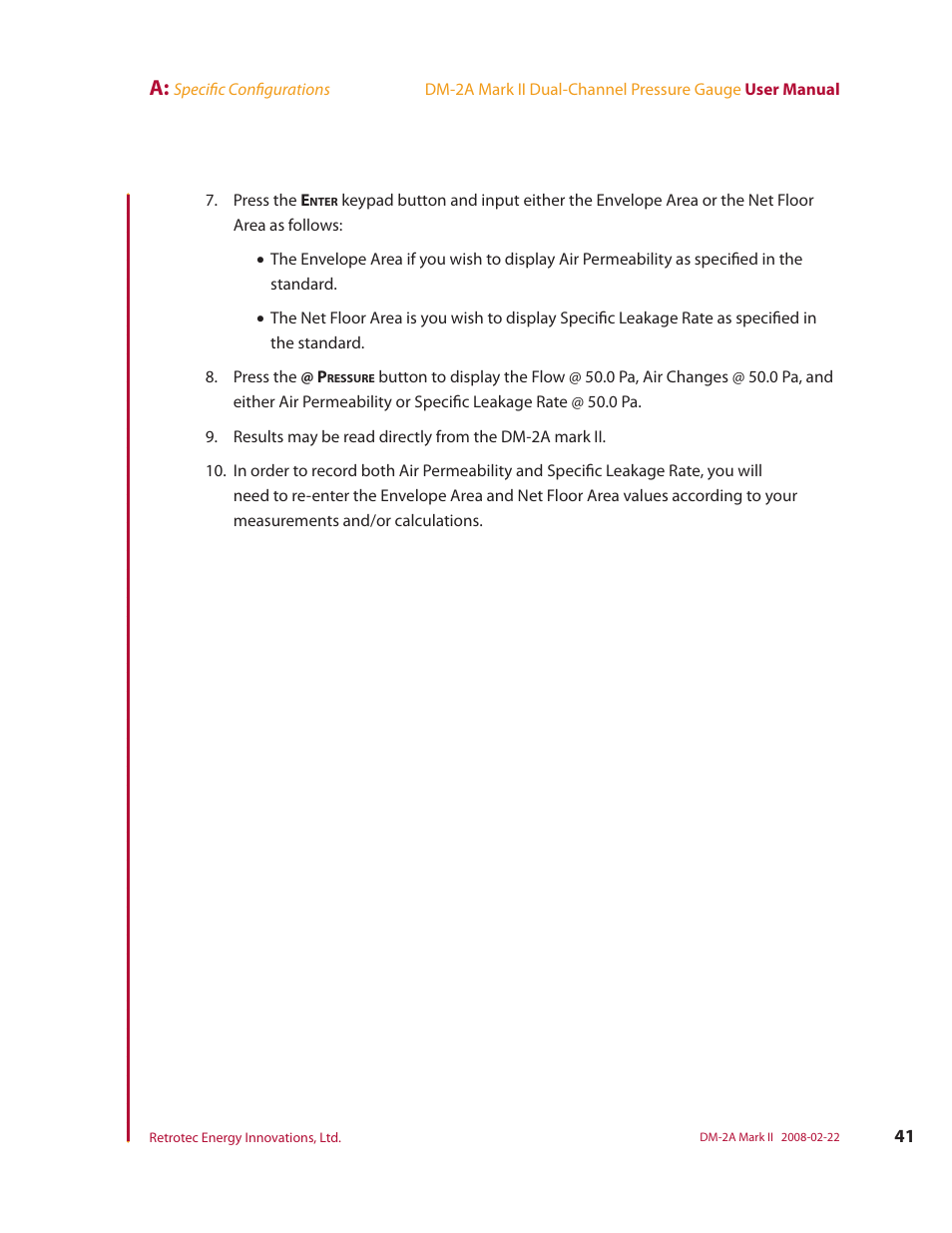 Retrotech DM-2A User Manual | Page 49 / 60