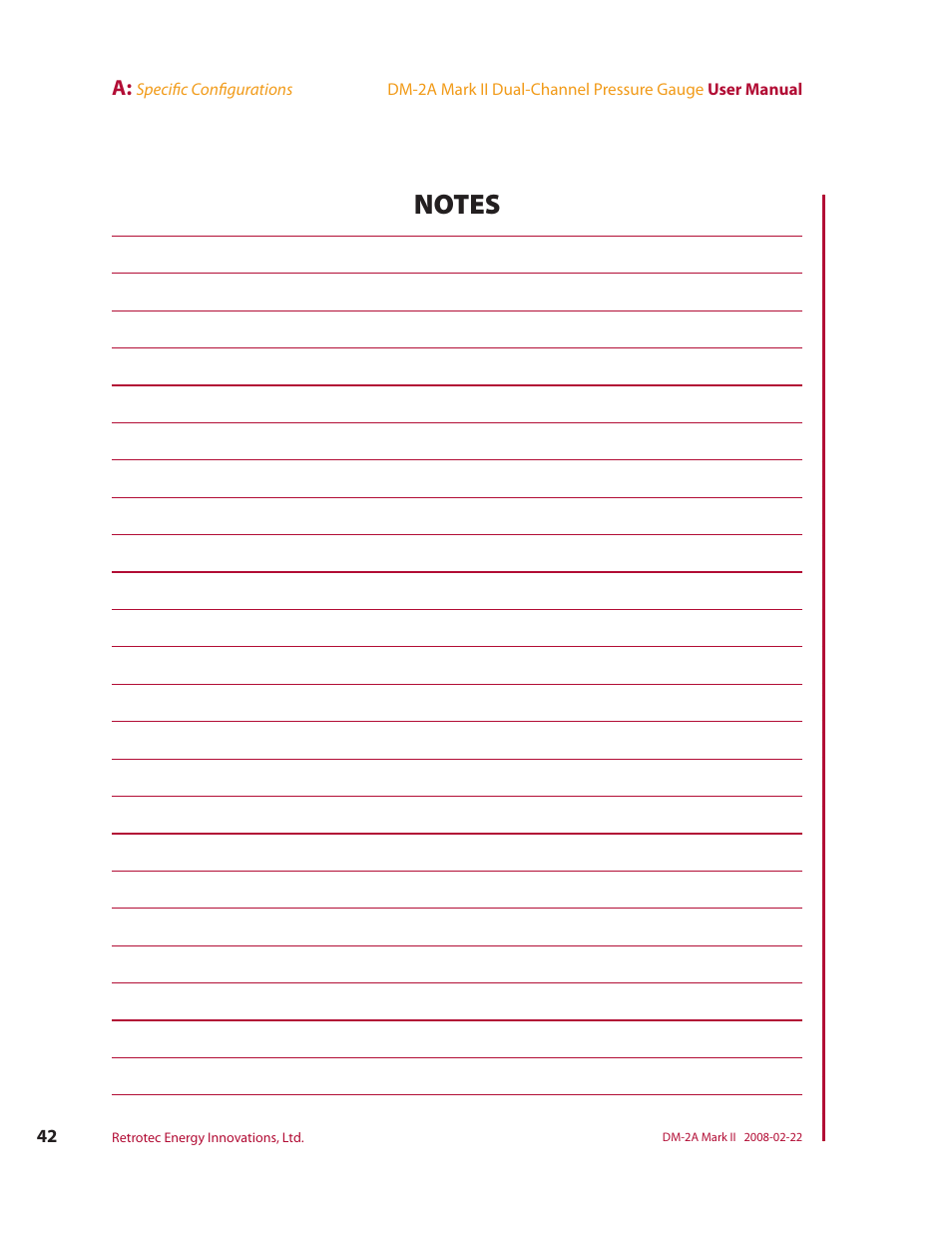 Retrotech DM-2A User Manual | Page 50 / 60