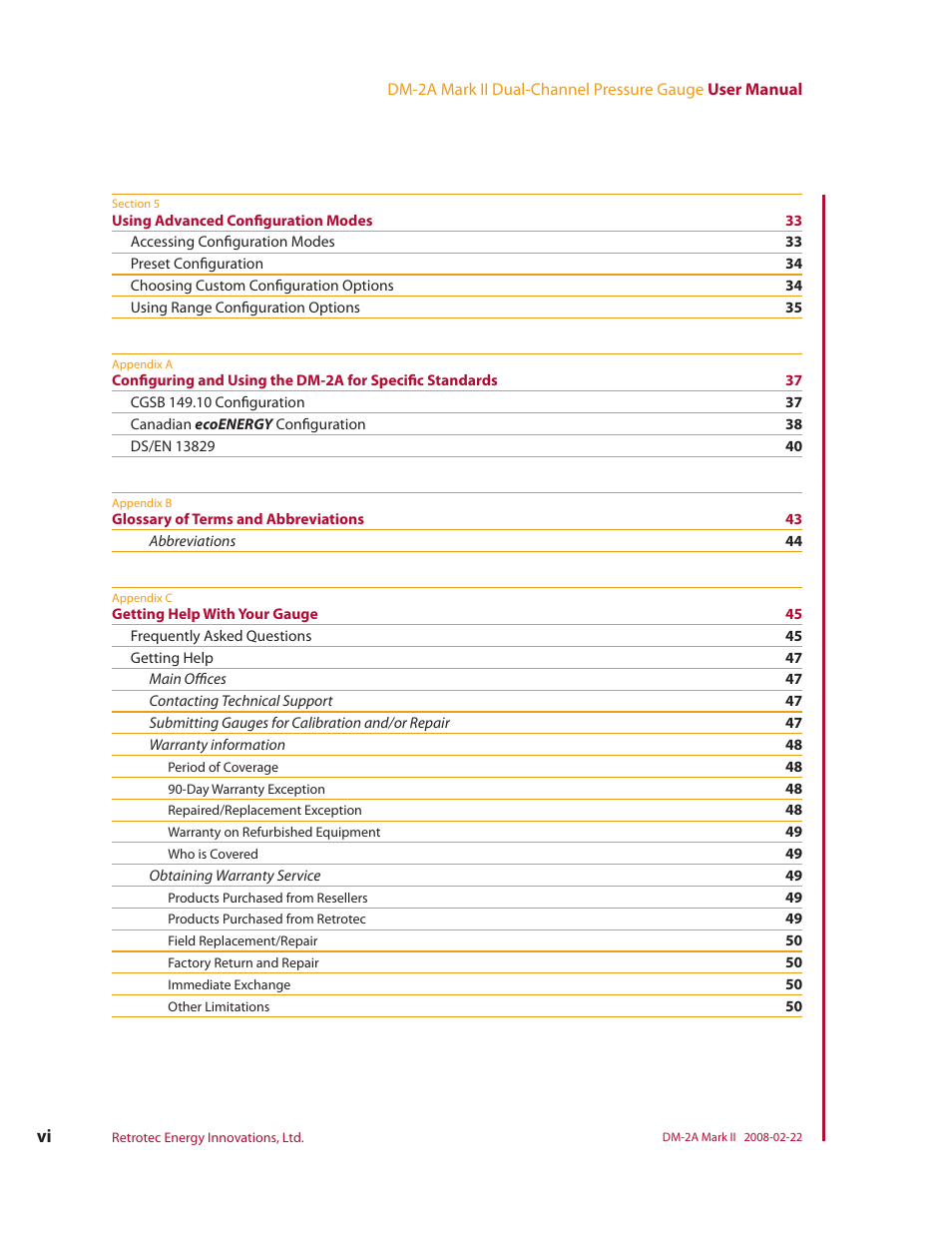 Retrotech DM-2A User Manual | Page 8 / 60