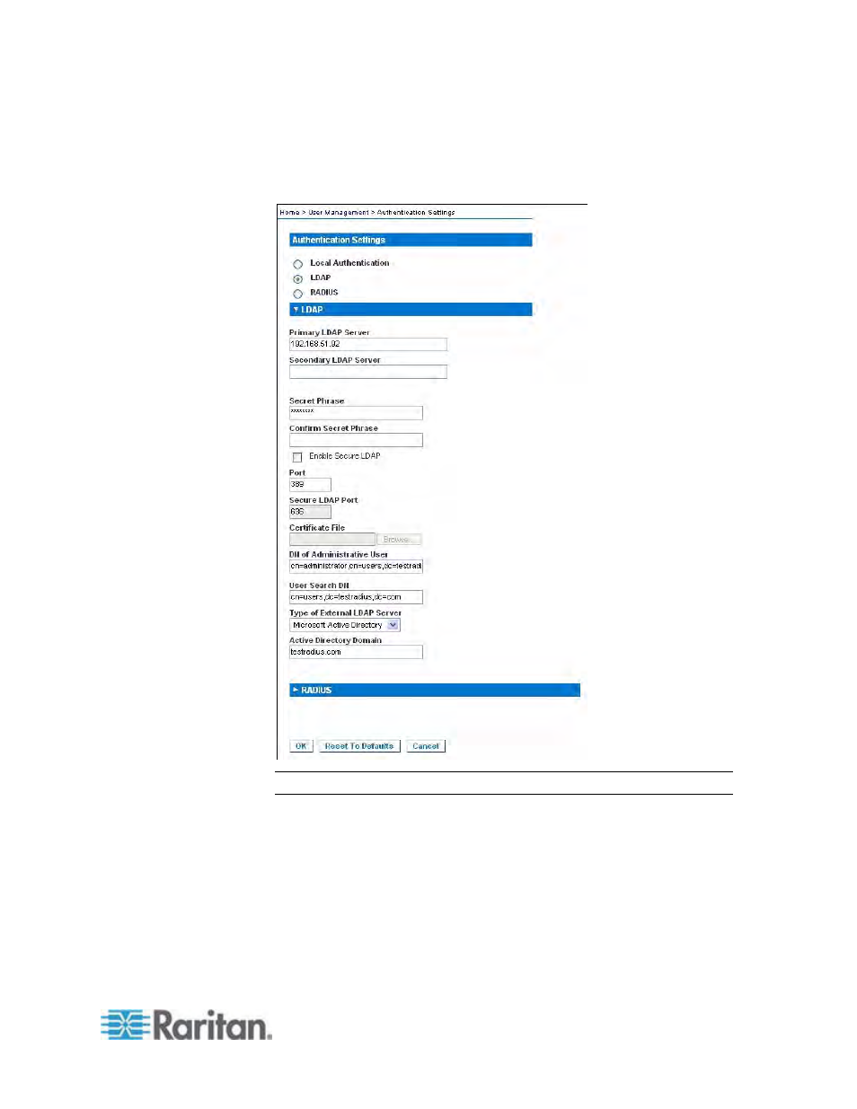 Raritan Engineering KX2-864 User Manual | Page 120 / 321