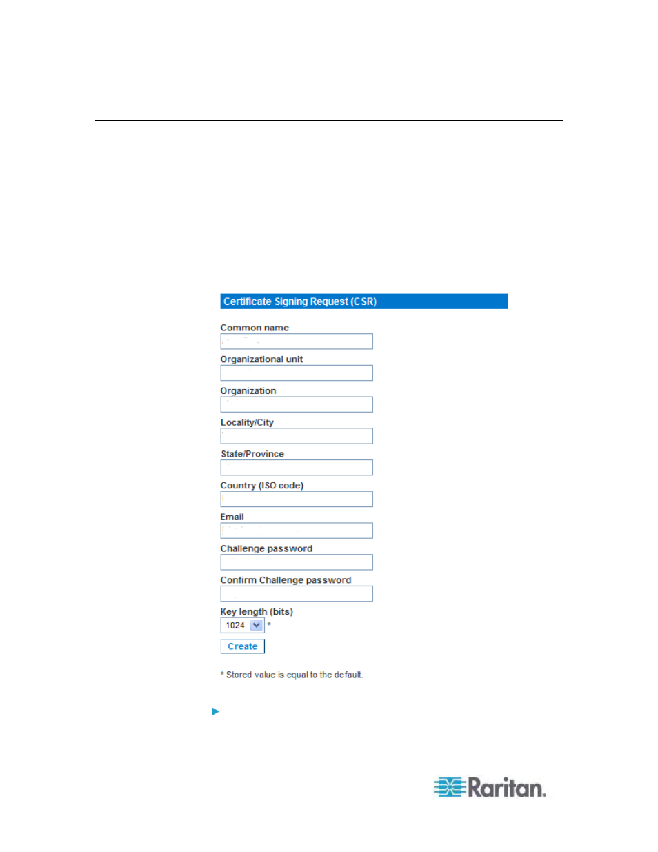 Ssl certificates, To create and install a ssl certificate | Raritan Engineering KX2-864 User Manual | Page 197 / 321