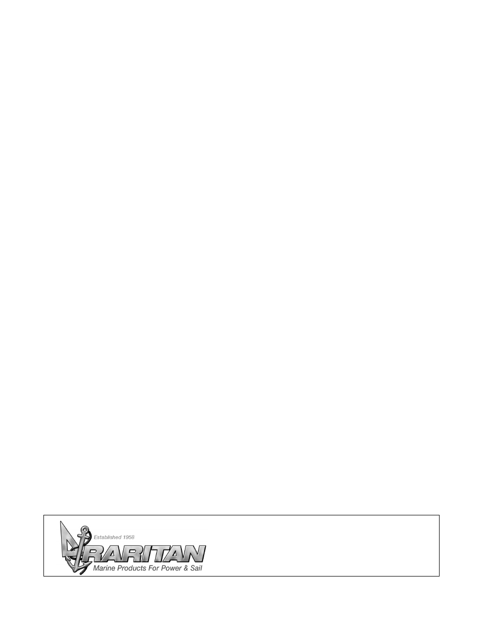 Raritan Engineering 1700 Series User Manual | Page 8 / 8