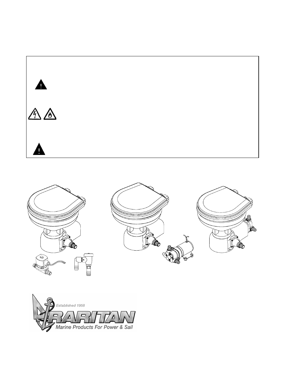 Raritan Engineering SeaEra Toilets User Manual | 16 pages