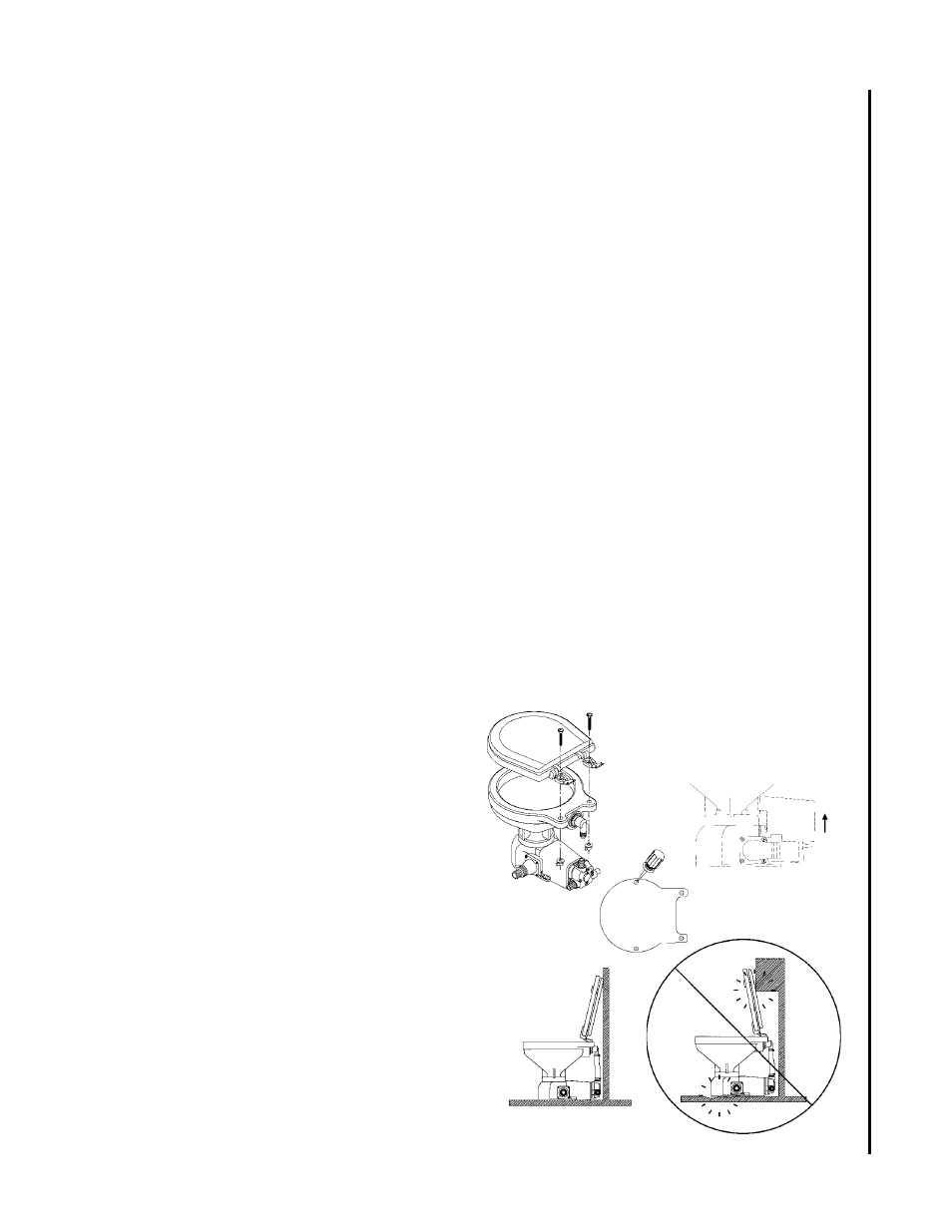 Inst alla tion | Raritan Engineering SeaEra Toilets User Manual | Page 7 / 16