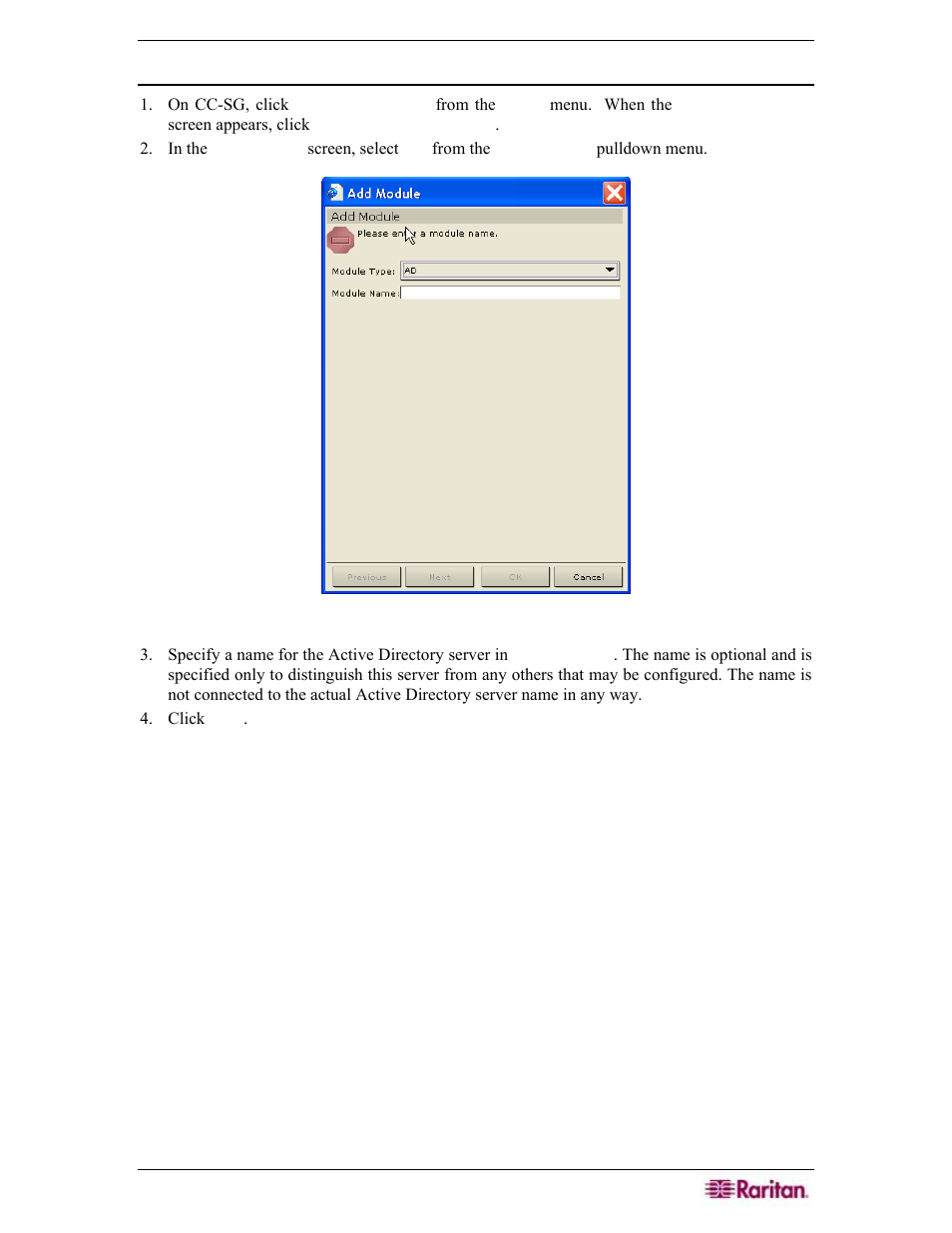 Setup on cc-sg | Raritan Engineering Command Center CC-SG User Manual | Page 133 / 270