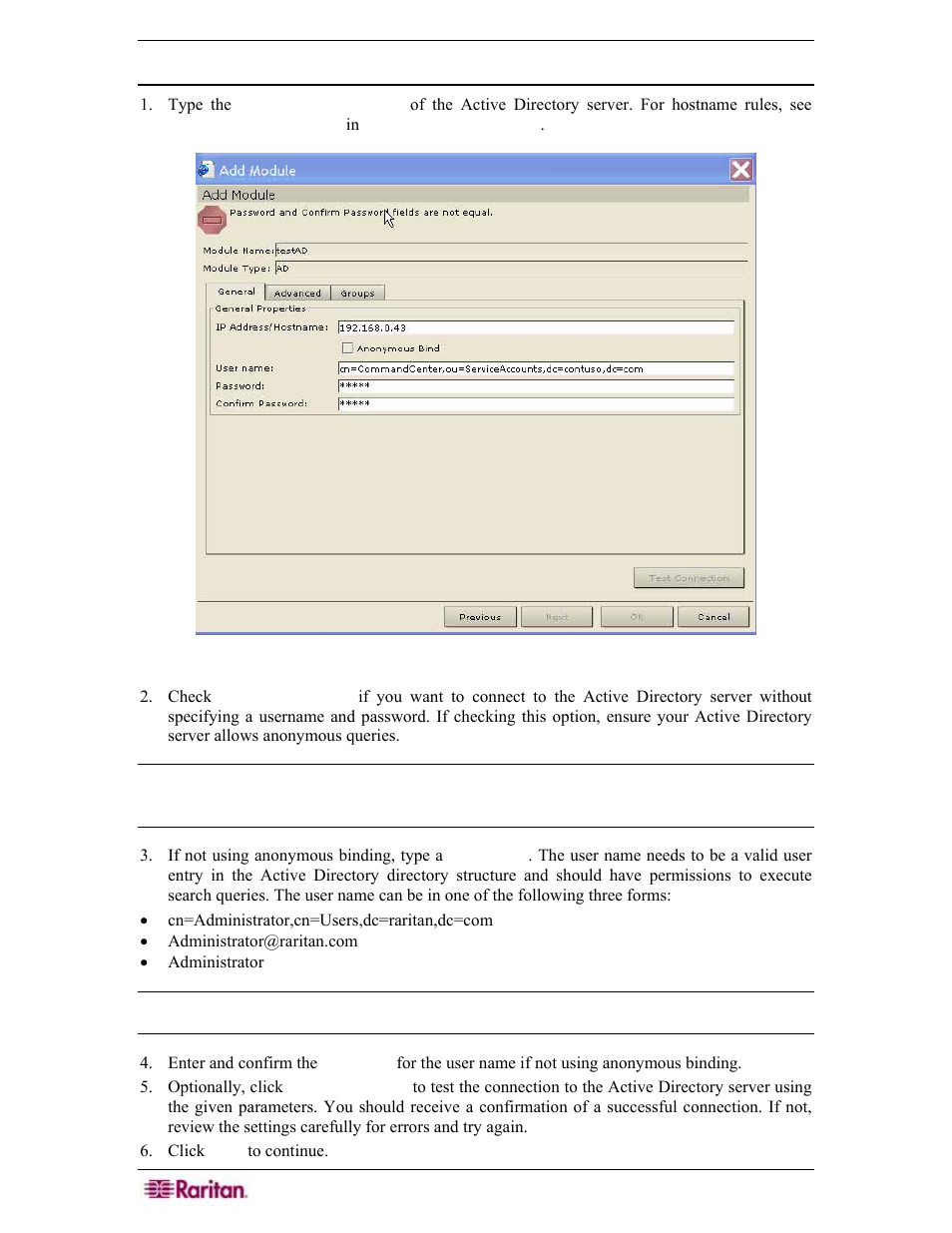 General settings on cc-sg | Raritan Engineering Command Center CC-SG User Manual | Page 134 / 270
