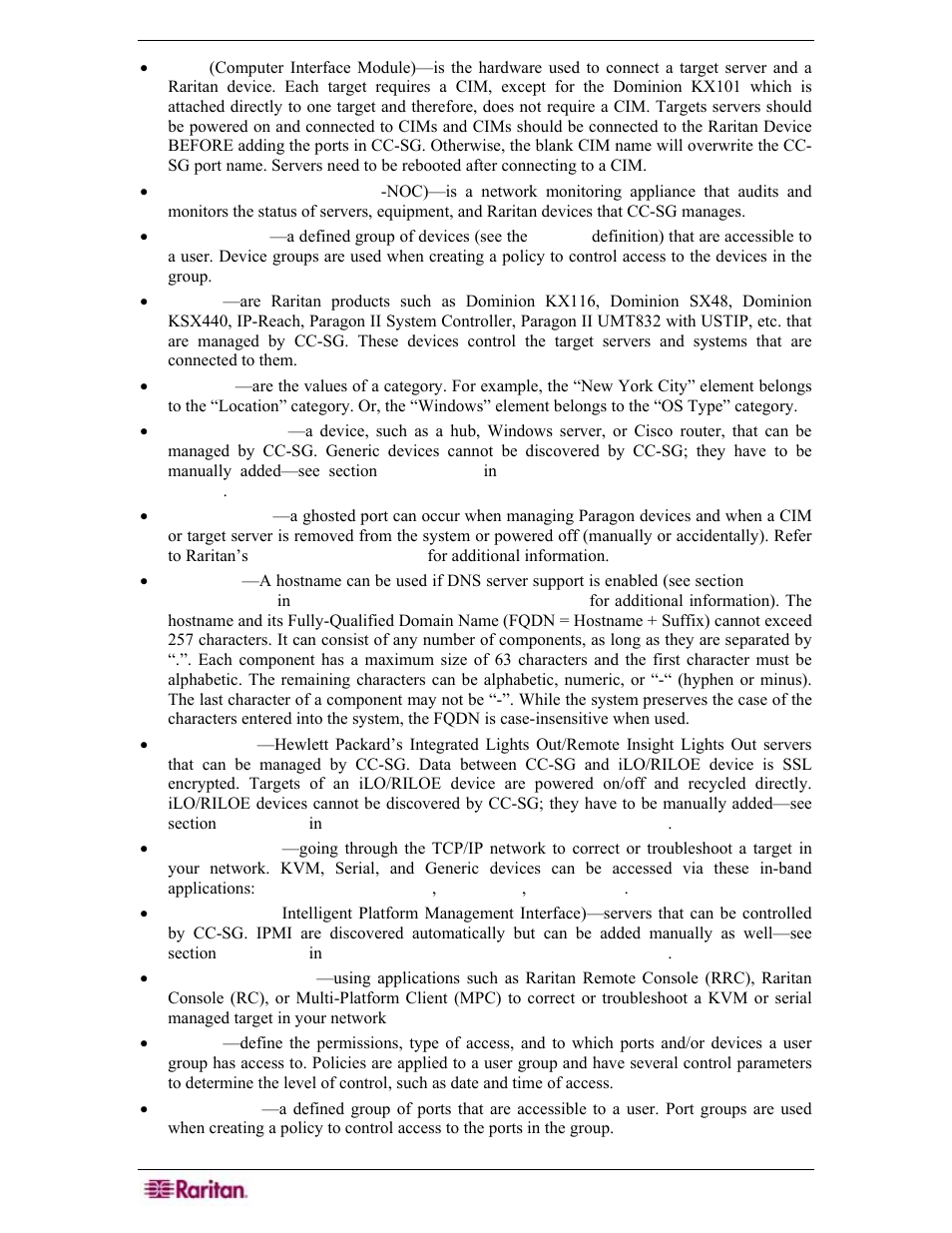 Raritan Engineering Command Center CC-SG User Manual | Page 20 / 270