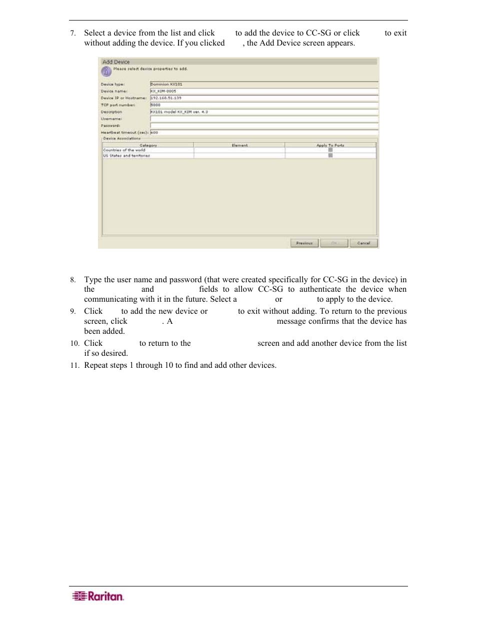 Figure 81 add device screen | Raritan Engineering Command Center CC-SG User Manual | Page 84 / 270