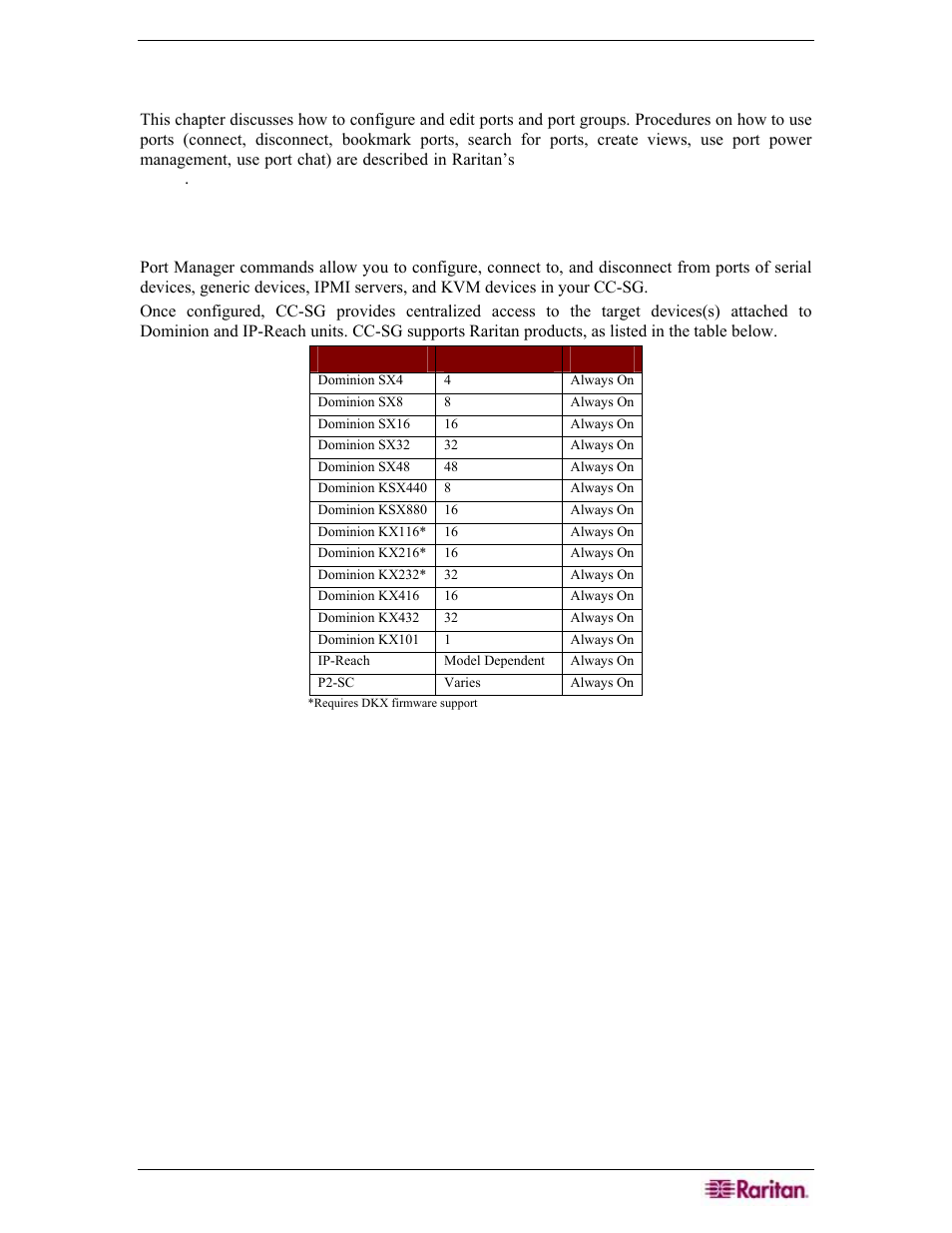 Chapter 6: configuring ports and port groups, Port manager, In chapter 6: configuring | Ports and port groups | Raritan Engineering Command Center CC-SG User Manual | Page 91 / 270