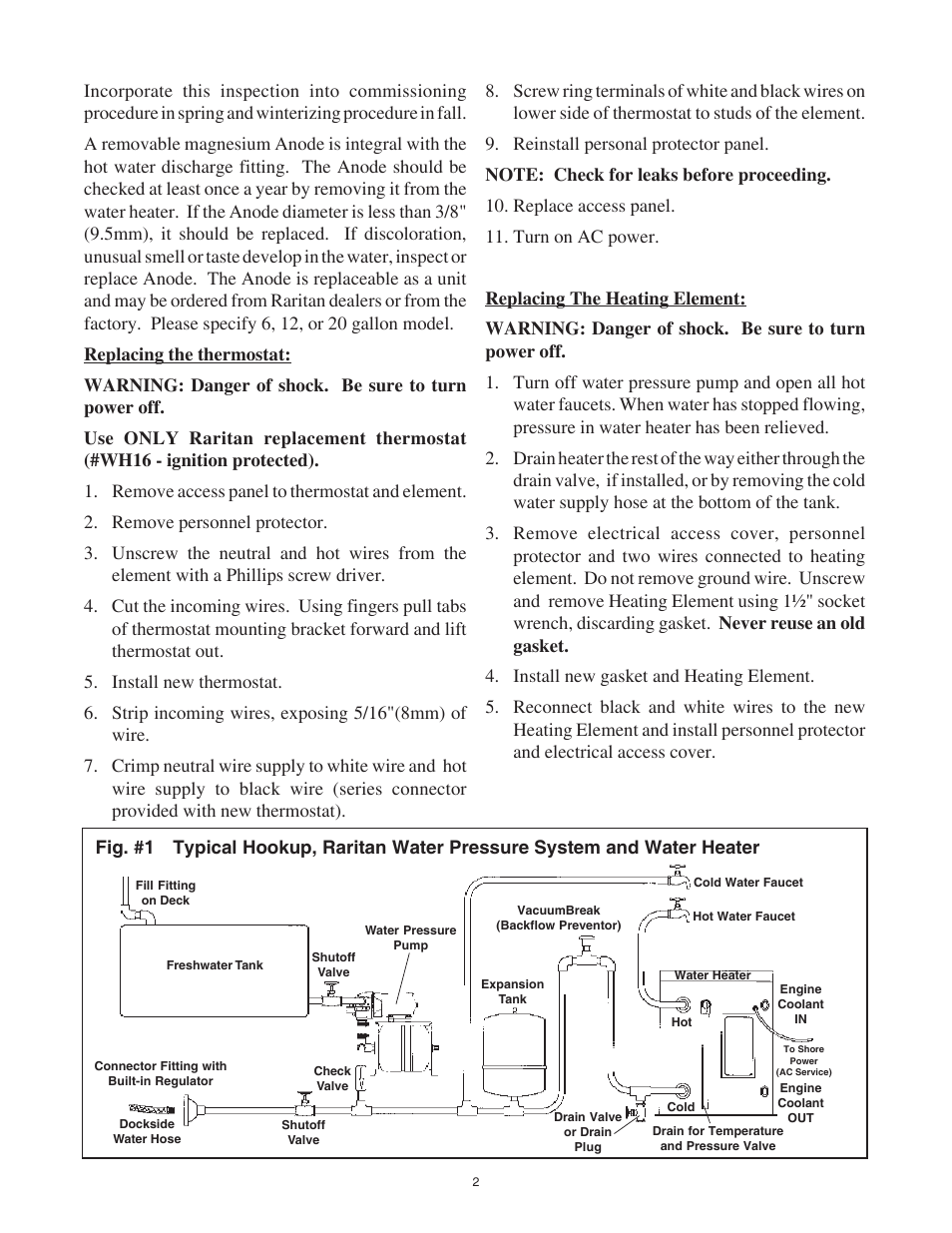 Raritan Engineering 1700 User Manual | Page 2 / 8