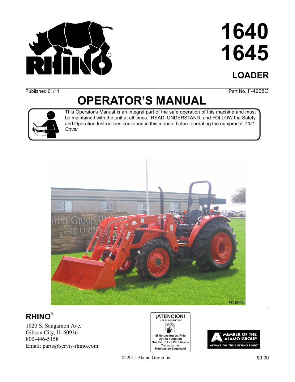 Rhinotek 1645 User Manual | 102 pages