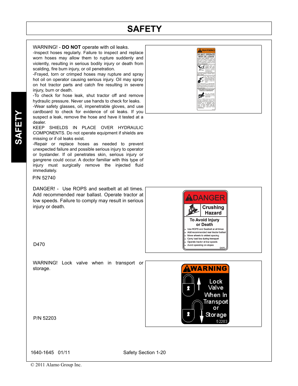 Safety | Rhinotek 1645 User Manual | Page 24 / 102