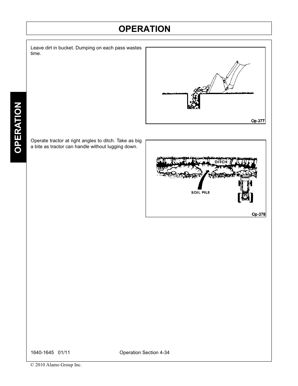 Operation, Opera t ion | Rhinotek 1645 User Manual | Page 78 / 102