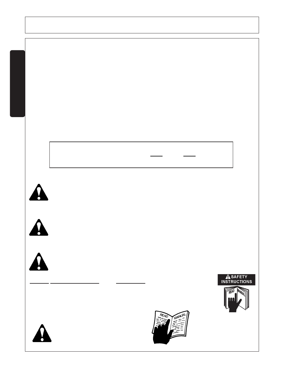 Safety information -2, Safety, Read | Understand, Follow | Rhinotek RHINO FL20 User Manual | Page 8 / 152