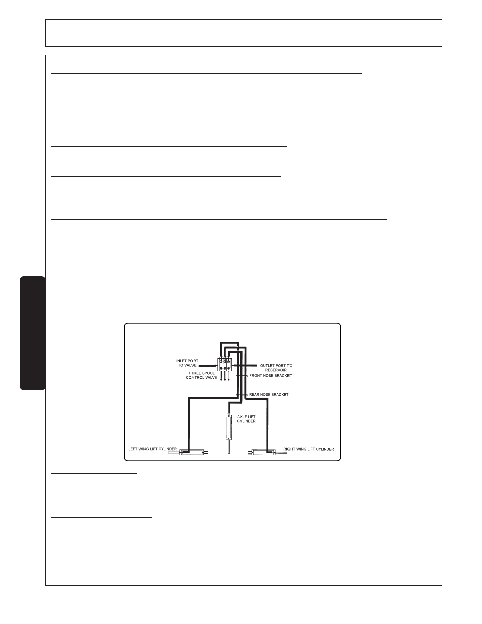 Operation, Opera tion, 2 connecting mower hydraulic lines to the tractor | Rhinotek RHINO FL20 User Manual | Page 98 / 152