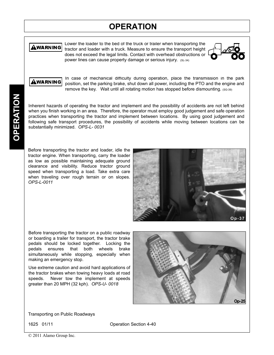 Operation, Opera t ion | Rhinotek F-4243C User Manual | Page 94 / 112