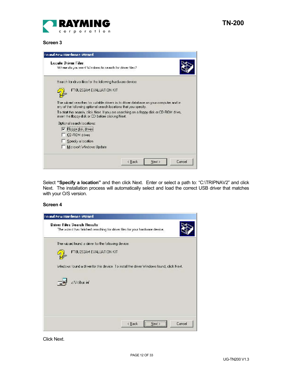 Tn-200 | Rayming TN-200 User Manual | Page 12 / 33