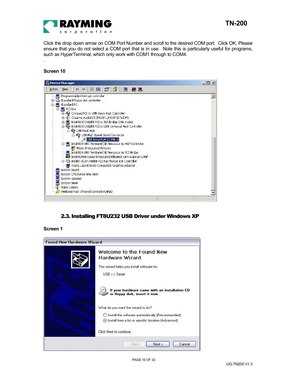 Tn-200 | Rayming TN-200 User Manual | Page 16 / 33