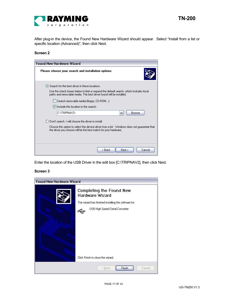 Tn-200 | Rayming TN-200 User Manual | Page 17 / 33