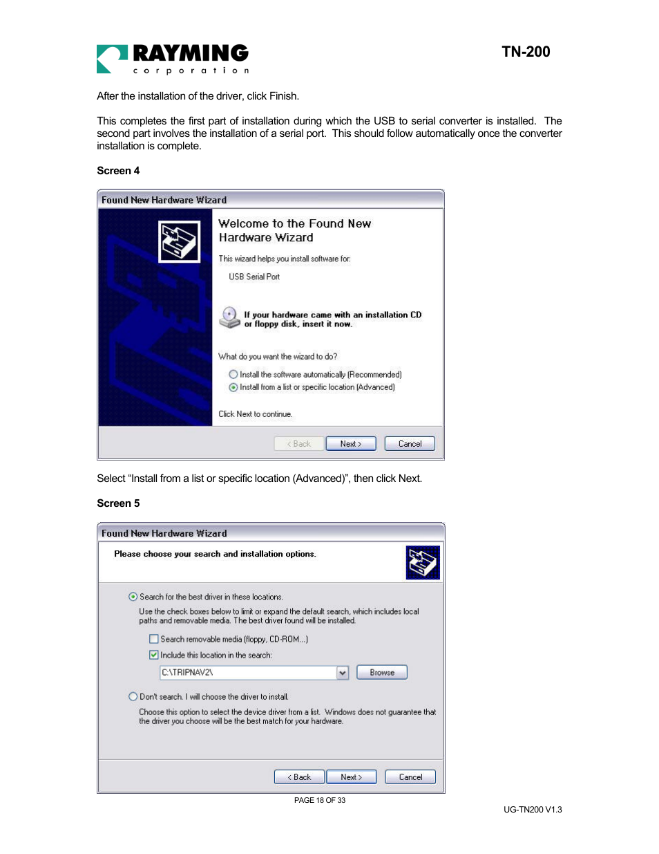 Tn-200 | Rayming TN-200 User Manual | Page 18 / 33