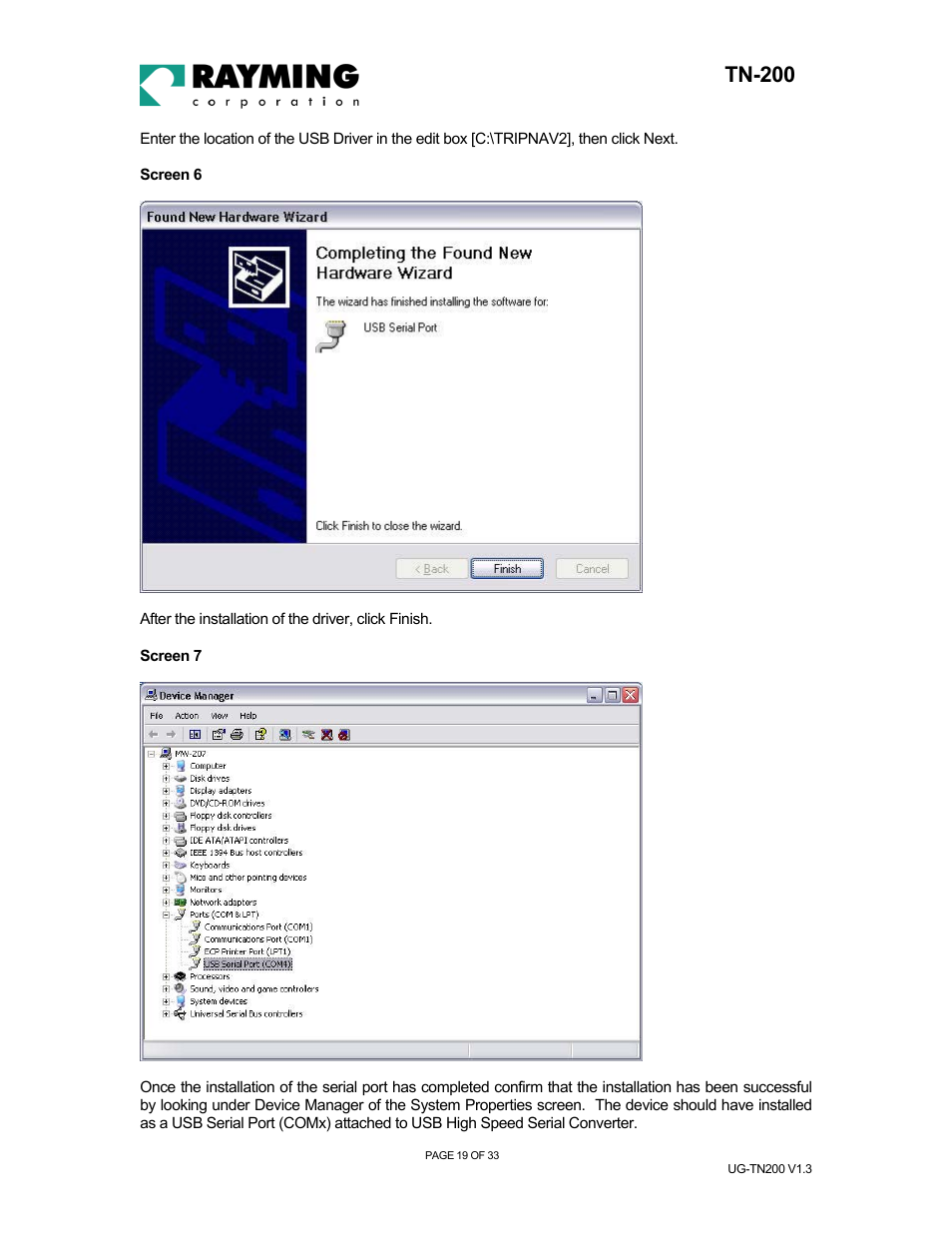 Tn-200 | Rayming TN-200 User Manual | Page 19 / 33