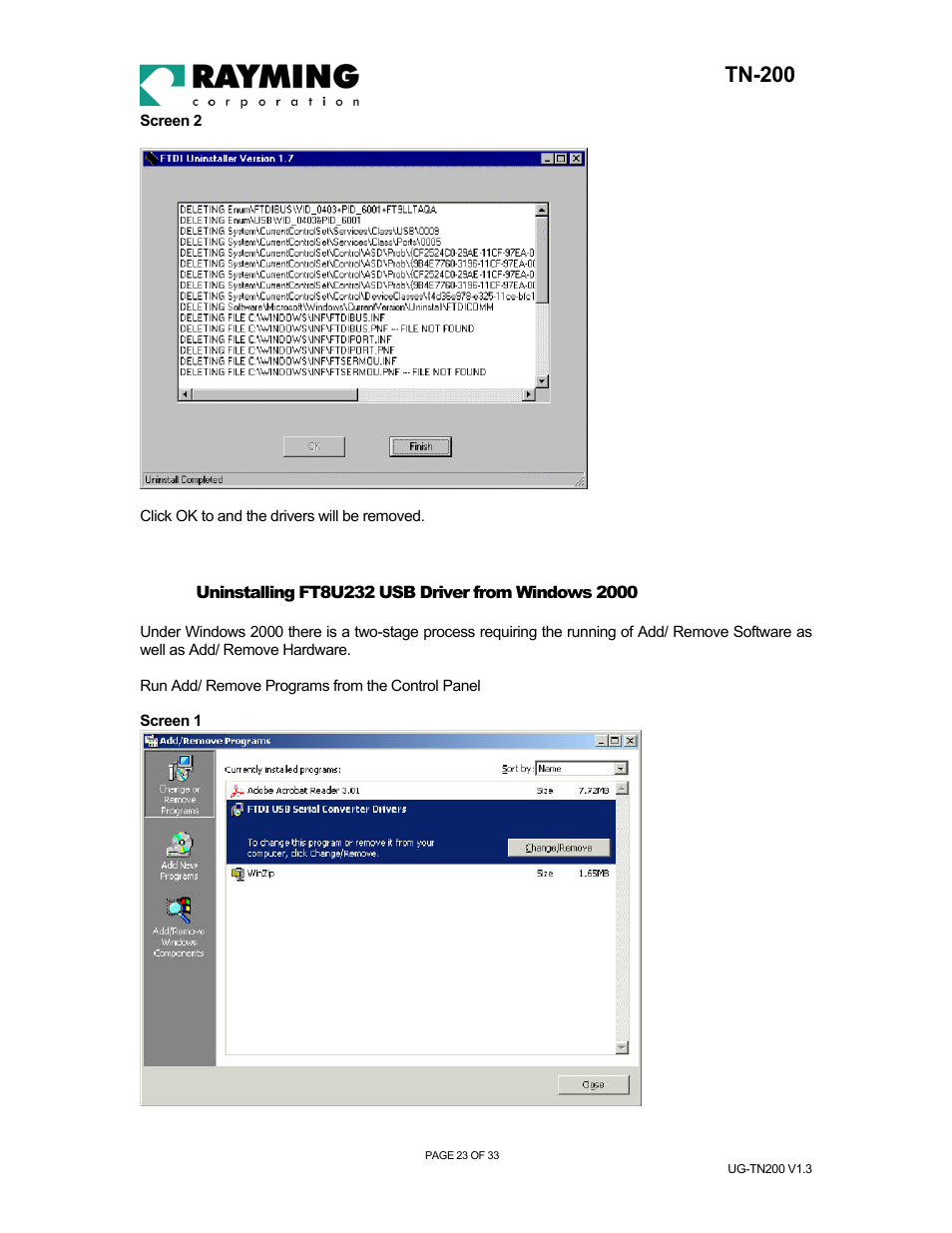 Tn-200 | Rayming TN-200 User Manual | Page 23 / 33
