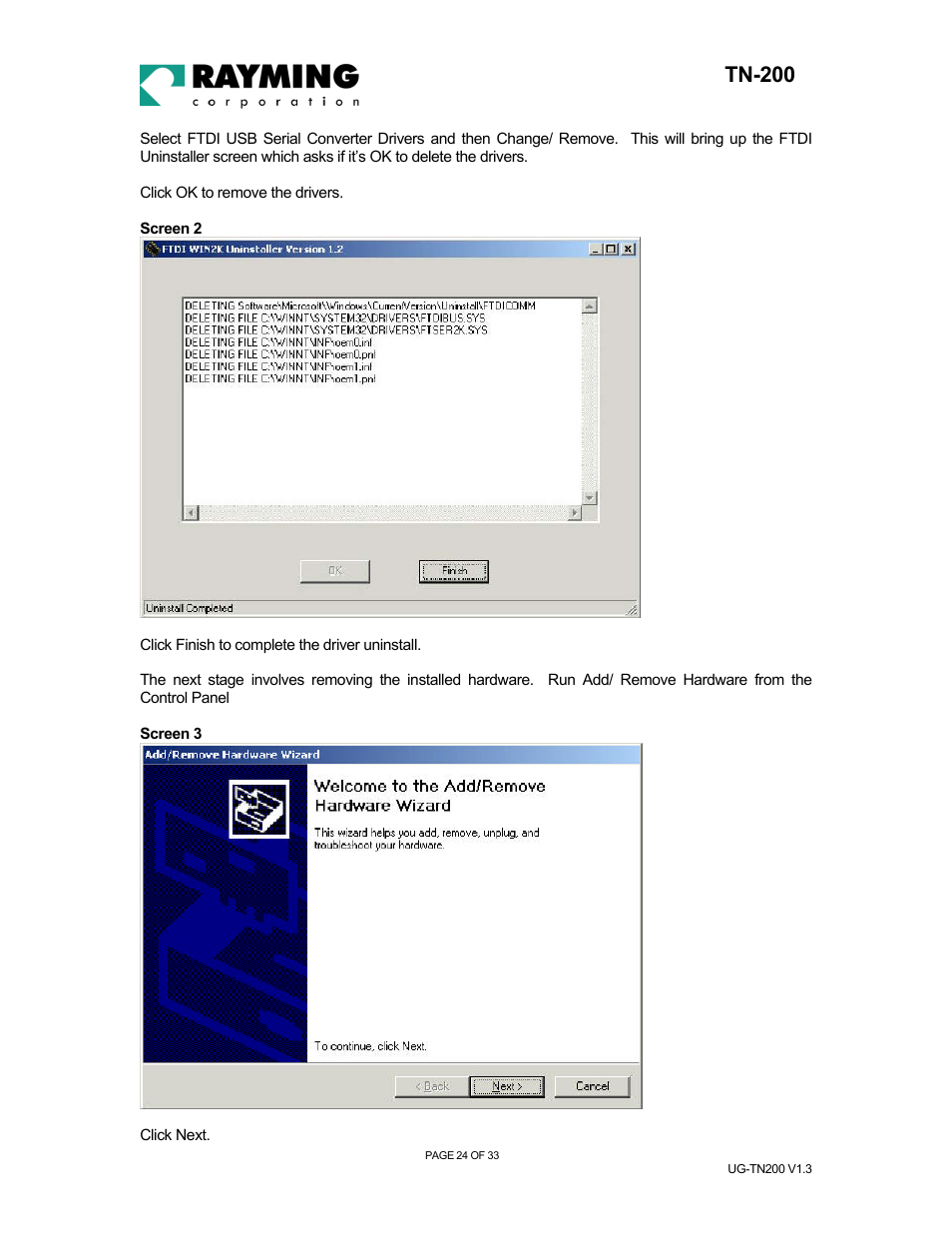 Tn-200 | Rayming TN-200 User Manual | Page 24 / 33